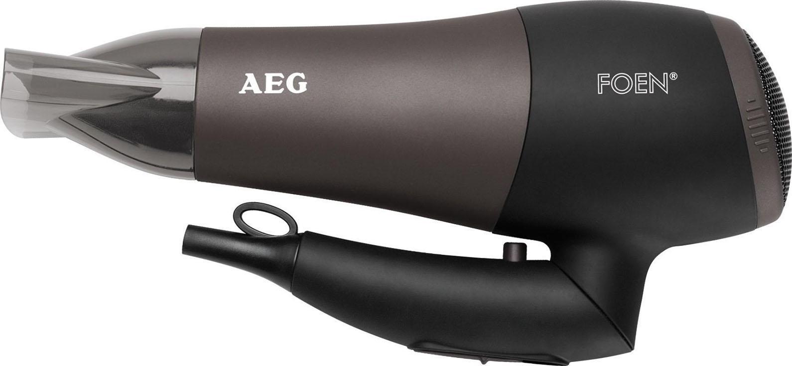 AEG HTD 5649 фенHTD 5649 schwarz-antrazit AEG HTD 5649 фенHTD 5649 schwarz-antrazitФен AEG HTD 5649 - профессиональная модель со складной ручкой. Благодаря складной конструкции фен удобно хранить и транспортировать. Модель имеет 2 температурных режима и 2 уровня скорости обдува. Подача холодного воздуха позволит зафиксировать укладку. Фен оснащен функцией ионизаци, что позволяет значительно облегчить процесс укладки волос, а так же не электризует волосы. Фен быстро и легко высушит волосы и придаст им необходимую форму. Благодаря насадкам диффузор, который придает объем и концентратор, можно создавать самые различные укладки и образы.