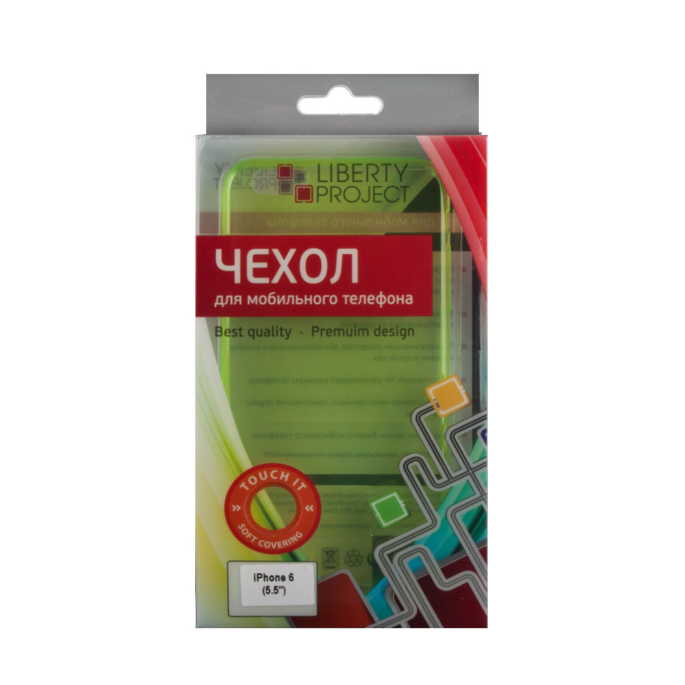 Liberty Project TPU чехол для iPhone 6 Plus, GreenR0006388 Liberty Project TPU чехол для iPhone 6 Plus, GreenR0006388Чехол Liberty Project TPU Case для iPhone 6 Plus защитит ваш гаджет от механических повреждений и влаги. Чехол имеет свободный доступ ко всем разъемам и клавишам устройства.