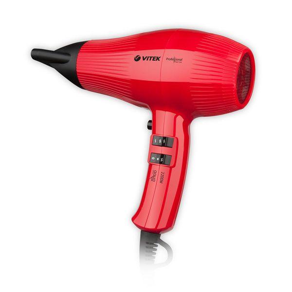 Vitek VT-2377(R) фенVT-2377(R) Vitek VT-2377(R) фенVT-2377(R)Яркий профессиональный фен VT-2377 R привлекает внимание прежде всего оригинальным дизайном. При этом он необычайно прост в использовании благодаря эргономичному корпусу и удобному расположению кнопок управления. С данным феном вы быстро создадите стильную прическу или просто высушите волосы, ведь его мощности 2000 Вт хватит, чтобы справиться с этими задачами за пару минут! В комплекте предлагается одна насадка, но ее будет вполне достаточно, чтобы всегда выглядеть безупречно! Длина шнура питания составляет 2,5 метра! Теперь вы можете приводить себя в порядок вдали от розетки.