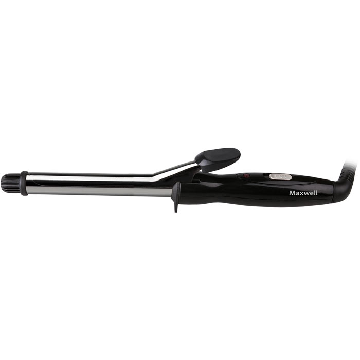 Maxwell MW-2409(BK) электрощипцыMW-2409(BK) Maxwell MW-2409(BK) электрощипцыMW-2409(BK)Роскошные локоны – универсальная укладка для любого мероприятия. Легко создать такую невероятно элегантную и в то же игривую прическу вам позволят электрощипцы MW-2409. Диаметр модели - 19 мм: он является оптимальным для создания идеальных локонов. Электрощипцы быстро нагреваются, что экономит ваше время, а максимальная температура нагрева 180° C позволит создавать локоны даже на непослушных волосах. Вращающийся не нагревающийся наконечник обеспечит легкую работу с устройством и обезопасит вас от ожогов. Во время использования вы всегда можете поставить электрощипцы на ровную поверхность, воспользовавшись специальной безопасной подставкой. А о том, что электрощипцы работают, вам укажет специальный индикатор.