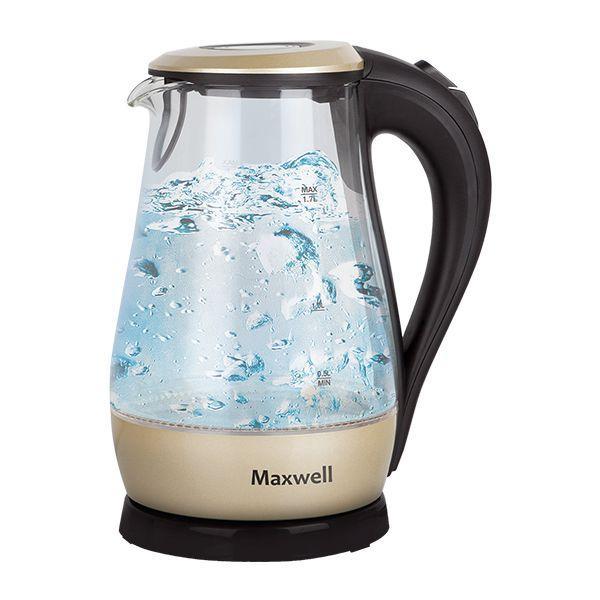 Maxwell MW-1041(GD) электрочайникMW-1041(GD) Maxwell MW-1041(GD) электрочайникMW-1041(GD)лектрические чайники торговой марки Maxwell – это большой ассортимент моделей. Среди них вы сможете выбрать вариант, который гармонично будет смотреться на кухне, по объему резервуара соответствовать количеству членов вашей семьи и полностью устраивать вас по функциональности. Среди изобилия моделей предлагаются как самые простые чайники, так и усовершенствованные приборы с наличием дополнительных опций. Среди некоторых особенностей функциональных чайников можно выделить возможность регулировки температуры нагрева воды и заваривания чая непосредственно в чайнике. Каждый чайник Maxwell уникален. Разный дизайн, форма, мощность и объем дают возможность выбора, подчеркивая ваш изысканный вкус.