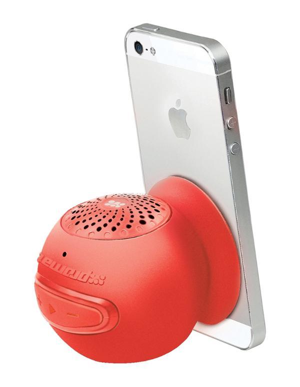 Promate Globo 2, Red Bluetooth-динамик00007415 Promate Globo 2, Red Bluetooth-динамик00007415Беспроводной динамик для мобильных устройств Globo-2 – исключительно полезный аксессуар, который должен быть у каждого пользователя. Специально для этого гаджет поставляется в нескольких вариациях оттенков, поэтому и мужчины, и девушки могут подобрать динамик, который будет соответствовать их стилю.В коллекции есть беспроводные динамики розового, черного, голубого, зеленого оттенков. Яркие, ультрамодные и современные аксессуары для ваших мобильных телефонов работают по Bluetooth® v3.0 и обеспечивает качественное воспроизведение звука кристальной чистоты.Беспроводной динамик имеет удобную форму, компактные размеры, а также присоску для вашего удобства, которая может служить подставкой для телефона.Выбирая этот аксессуар, вы получаете мини-колонку, имеющую удобные кнопки для управления музыкой и звонками, и получаете возможность наслаждаться любимыми композициями в любом месте, устраивать идиллические вечера под безупречные звуки романтических мелодий.