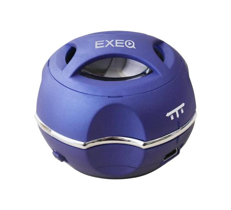 EXEQ SPK-1101, Blue портативная АСSPK-1101 Синяя EXEQ SPK-1101, Blue портативная АСSPK-1101 СиняяКолонка EXEQ SPK-1101 сочетает в себе миниатюрный размер и качество звука. Данная модель имеет встроенной аккумуляторную батарею, которая гарантирует беспрерывную работу до 6 часов. Она выдает громкий и четкий звук с хорошими басами. Колонка EXEQ SPK-1101 удачно впишется в любой интерьер и не займет много места рядом с устройством, к которому она будет подключена.