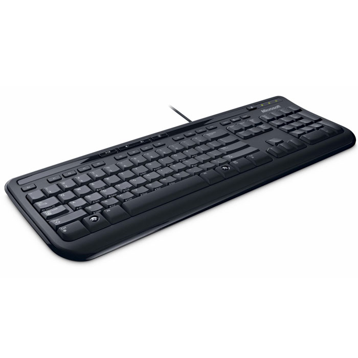 Microsoft Wired Keyboard 600, Black клавиатура (ANB-00018)ANB-00018 Microsoft Wired Keyboard 600, Black клавиатура (ANB-00018)ANB-00018Только эта клавиатура может обеспечить высочайшее качество и надежность. Получите все необходимые вам функции - и даже больше - с качеством и надежностью Microsoft. Бесшумные клавиши Quiet Touch, горячие клавиши Windows 8 и быстрый доступ к элементам управления мультимедиа делают работу за компьютером более легкой и дают возможность сосредоточиться на очередной задаче. Сочетания клавиш для Windows 8Обеспечивают удобный доступ к часто используемым функциям Windows 8. Мультимедийные клавишиМультимедийные клавиши для управления музыкой и видео. Горячая клавиша КалькуляторС помощью этой клавиши можно быстро открыть приложение Калькулятор.Дизайн с защитой от пролитой жидкостиНаслаждайтесь напитками во время работы - эта клавиатура снабжена каналами для удаления пролитой жидкости. Клавиша Начальный экран WindowsПросто нажмите клавишу Начальный экран Windows, чтобы перейти к приложениям и начальному экрану. Поддержка Plug and PlayНикакое программное обеспечение не требуется. Просто подключите клавиатуру к компьютеру - и можно начинать работу! Бесшумные клавишиОцените клавиатуру с бесшумными, чувствительными тонкопрофильными клавишами. Интерфейс Device StageБыстрый и удобный доступ к таким распространенным задачам как получение информации о продукте, регистрация, настройка и многое другое для мобильных телефонов, принтеров, фото- и видеокамер, а также мышей, клавиатур и веб-камер.