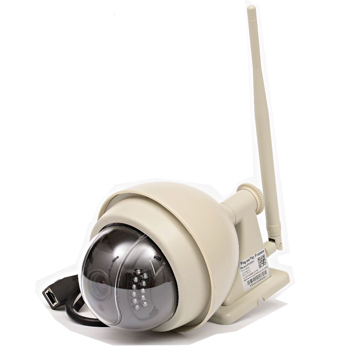 Zodiak 935 внешняя купольная IP-камераP2P IP-камера 935 Zodiak 935 внешняя купольная IP-камераP2P IP-камера 935Zodiak 935 - удобное решение для онлайн видеонаблюдения через интернет за загородным домом, дачей или офисом. Облачный сервис обеспечивает бесплатный удаленный онлайн просмотр и доступ к архиву (SD карте) с мобильных устройств.Благодаря функции P2P камера не требует статического адреса и специальной настройки для удаленного просмотра, вам нужно лишь подключить ее к сети Интернет и установить на компьютер или мобильное устройство специальное приложение Zodiakvideo (Android, iOS).Поворотное устройство камеры позволяет вращать ее на 355 градусов по горизонтали и на 90 градусов по вертикали для улучшения обзора. Благодаря влагозащитному корпусу камера не пострадает от попадания влаги.Устройство предназначено для использования как в помещениях, так и на улице, но при температуре > -25 градусов.Оптический Zoom (3-х кратный), фокусное расстояние объектива 4-9 ммВстроенная подсветка (22 светодиода)Поворотное устройство (на 355 градусов по горизонтали и на 90 градусов по вертикали)Ночная съемкаОбъектив 3.6 ммСкорость: 802.11b: 11 Мб в сек(max), 802.11g: 54 Мб в сек (max)Максимальная потребляемая мощность: 6 Вт