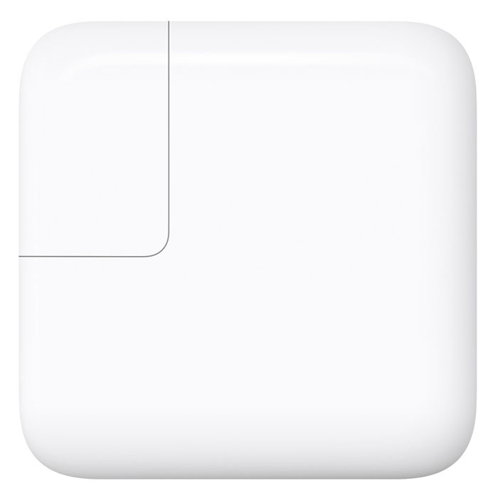 Apple USB-C адаптер питания 29 Вт (MJ262Z/A)MJ262Z/A Apple USB-C адаптер питания 29 Вт (MJ262Z/A)MJ262Z/AАдаптер питания Apple USB-C мощностью 29 Вт позволяет быстро и эффективно подзарядить устройство дома, в офисе или в пути. Адаптер совместим со всеми моделями MacBook с портом USB-C. Требуется кабель для зарядки USB-C (продаётся отдельно).