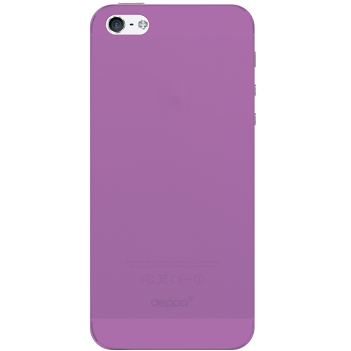 Deppa Sky Case чехол для Apple iPhone 5/5s, Purple86008 Deppa Sky Case чехол для Apple iPhone 5/5s, Purple86008Чехол Deppa Sky Case для iPhone 5/5s предназначен для защиты корпуса смартфона от механических повреждений и царапин в процессе эксплуатации. Имеется свободный доступ ко всем разъемам и кнопкам устройства. Чехол изготовлен из полипропилена и имеет толщину 0,3 мм.
