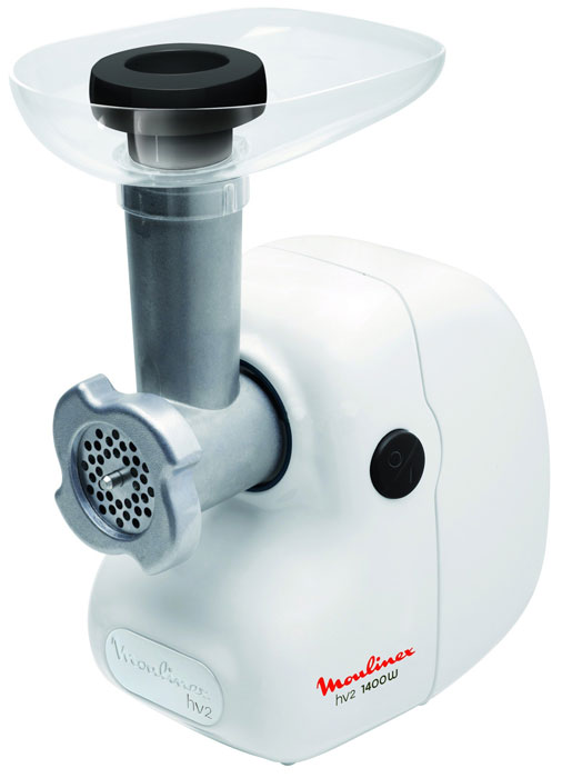 Moulinex ME208139 белыйME208139 белый Moulinex ME208139 белыйME208139 белыйОсобенности моделиMoulinex ME208139 – простая в управлении и мощная мясорубка. Особенностью данной модели является большая мощность, производительность, а также эргономичный и продуманный корпус. Имея производительность больше 1,7 кг/мин, мясорубка способна перемолоть мясо любой плотности, а благодаря наличию двух решеток с разным диаметром, фарш на выходе будет нужного размера и высокого качества. Также, стоит упомянуть и высокое качество сборки – корпус устройства выполнен из качественных материалов, которые легко вытираются после использования и не подвержены износу, имеет хорошую эргономику и удобные элементы управления. Сферы примененияЕсли вам требуется мощное и удобное решение для кухни, то Moulinex ME208139 отлично для этого подойдет. Хорошая эргономика, высокая надежность, а также качественные материалы корпуса сделают из Moulinex ME208139 отличного помощника любому повару.