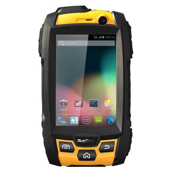 RugGear RG 500 Swift ProRG500 RugGear RG 500 Swift ProRG500Первоклассный сверхзащищенный смартфон RG500 Swift Pro создан для тех, кто не хочет делать выбор между компактностью, надежностью и мощной «начинкой». Мужественный противоударный корпус выполнен из прочного пластика и усилен прорезиненным вставками. При этом смартфон легко умещается в ладони и весит всего 206 граммов. RG500 защищен по международным стандартам IP-68 от влаги и микрочастиц, гарантирующие безопасное погружение смартфона на глубину более 1 метра и 100% защиты от вибрации, грязи, пыли и микрочастиц.RG500 Swift Pro расширяет границы использования защищенных мобильных устройств. Благодаря ОС Android 4.2 в смартфон можно устанавливать многообразные приложения, а чипсет с двухъядерным процессором 1,2 ГГц обеспечивает высокую производительность и позволяет насладиться просмотром качественного Full HD-видео, а также играть в самые современные ЗD-игры. Мощный аккумулятор в 2060 мАч гарантирует до 8 часов в режиме разговора и до 260 часов в режиме ожидания (в сети 3G). Смартфон оборудован NFC - функцией коммуникаций ближнего поля (беспроводная связь на коротких расстояниях). NFC технология может использоваться для различных целей: вы можете, например, превратить свой смартфон в виртуальную банковскую карту, использовать его в качестве пропуска, например, на предприятие. Также вы можете быстро обмениваться файлами и ссылками, и даже, с помощью специальных приложений, считывать и записывать информацию в программируемые NFC метки или NFC смарт-карты.Также в арсенале смартфона RG500 - обязательный набор функций и свойств, без которых пользователи не мыслят мобильных устройств RugGear: слоты для двух SIM-карт, 5-мегапиксельная камера, GPS-навигация, Wi-Fi, Bluetooth, возможность использовать рацию неограниченной дальности и многое другое.Поддержка карт памяти объемом до 32 ГБТелефон сертифицирован Ростест и имеет русифицированный интерфейс, меню и Руководство пользователя.