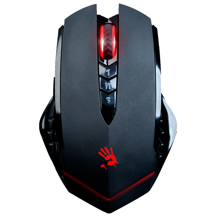 A4Tech Bloody R8, Black игровая мышь775475 A4Tech Bloody R8, Black игровая мышь775475A4Tech Bloody R8 - беспроводная игровая мышь высокого качества с показателями как у проводных аналогов.Пятиступенчатая защита беспроводного сигнала защищает его и исключает его потерю при работе. Уникальная технология Ahead сокращает время отклика мыши до 1 мс, в то время как у обычной мыши - 18 мс. Отсутствие случайных двойных кликов сохранит долговечность кнопок.Предусмотрен Простой, Более сложный и Высокий уровень сложности для всех игр. Core1 подойдет для ролевой игры, Core2 - для FPS игр, а Core3 - для более продвинутых FPS игр (Ultra-core 3 приобретается дополнительно).8 программируемых кнопокДля шутеров от первого лица предусмотрены три режима стрельбы на левую кнопку. Левой кнопкой переключайте оружие, а кнопками 1, N и 3 - выстрелы. один выстрел, стрейф или тройной выстрел для стрельбы в любой игре.