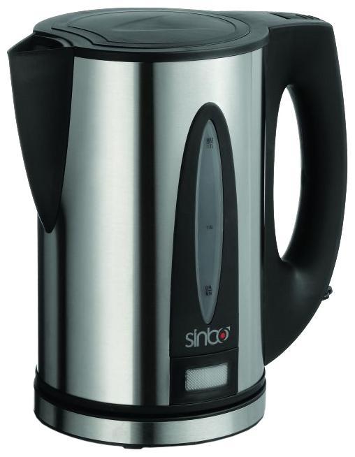 Sinbo SK 2385B, Silver электрический чайникSK 2385B Sinbo SK 2385B, Silver электрический чайникSK 2385BSINBO SK-2385B - чайник 1,7 литра. Уникальный дизайн, поворот на 360 градусов, закрытый нагревательный элемент. Прорезиненая рукоять, стальное покрытие снаружи, светоиндикатор. Мощность 2000 Вт.