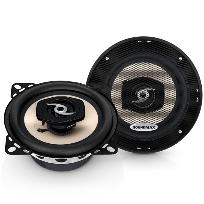 Soundmax SM-CSA402 колонки автомобильныеSM-CSA402 Soundmax SM-CSA402 колонки автомобильныеSM-CSA402Акустическая система Soundmax SM-CSA402 предназначена для установки в штатные места автомобиля. Штатная акустическая система для многих автомобилей является опцией, причем обычно неоправданно дорогостоящей. Поэтому установка брендовой акустики взамен штатной иногда не только выгодна экономически, но и позволяет добиться более качественного звучания. Модель Soundmax SM-CSA402 двухполосная коаксиальная, кроссовер встроенный, соответственно дополнительная настройка не требуется и акустическая система готова к работе сразу после монтажа.