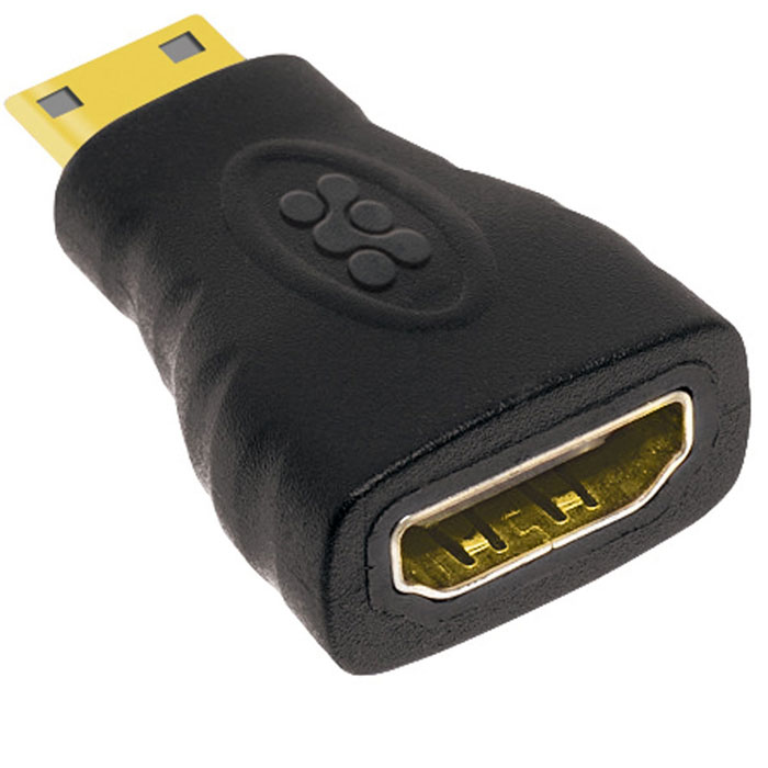 Promate proLink.H2 переходник HDMI-мама/Mini-HDMI00007555 Promate proLink.H2 переходник HDMI-мама/Mini-HDMI00007555Promate proLink.H2- это высококачественный HDMI переходник, обеспечивающий 100% передачу как видеосигнала, так и звука от устройства с mini-HDMI портом. Изготовлен из меди с золотым покрытием 24К.Переходник HDMI мама/Mini-HDMIПоддержка 1080PМост между HDMI и HDMI кабелем24k золотое покрытие разъемов для оптимальной передачи сигналаПортативный размер, легок в использовании