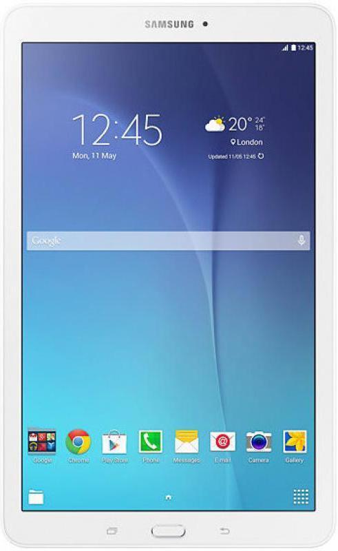 Samsung Galaxy Tab E SM-T561, WhiteSM-T561NZWASER Samsung Galaxy Tab E SM-T561, WhiteSM-T561NZWASERSamsung SM-T561N Galaxy Tab E 9.6 - это планшетный компьютер с сенсорным экраном, на базе операционной системы Android . Данная модель обладает ярким и сочным 9.6-дюймовым дисплеемc поддержкой мультитач. С помощью камер на тыловой и задней стороне вы можете делать превосходные снимки, и делиться ими с друзьями через Wi-Fi или Bluetooth соединение. За начинку компьютера отвечает четырехядерный процессор с тактовой частотой 1300 МГц, оперативная память 1,5 гб и встроенная 8 гб. В сочетании с элегантным дизайном и мощностью устройства, вы без труда сможете делать все то, что хотели делать за планшетным компьютером. Просмотр фильмов, музыки или простой веб-серфинг, все это подвластно Samsung SM-T561N Galaxy Tab A 9.6. Данная модель обладает разъемом для microSD карт памяти, что навсегда позволит вам забыть о нехватке места на вашем планшете.Планшет сертифицирован Ростест и имеет русифицированный интерфейс, меню и Руководство пользователя.