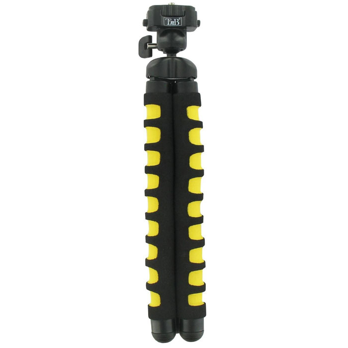 TNB FTSPFLEX1 штатив, Yellow BlackFTSPFLEX1 TNB FTSPFLEX1 штатив, Yellow BlackFTSPFLEX1TNB FTSPFLEX1 - это гибкий водонепроницаемый мини-штатив с возможностью поворота на 360 градусов. Благодаря особенностям конструкции, данная модель крепится практически на любой поверхности.