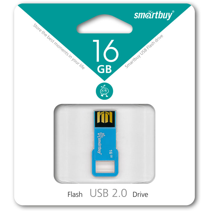 SmartBuy BIZ 16GB, Blue USB-накопительSB16GBBIZ-Bl SmartBuy BIZ 16GB, Blue USB-накопительSB16GBBIZ-BlSmartBuy BIZ 16GB поможет вам сохранить большой объем информации различного типа. Для удобства ношения предусмотрено ушко, которое позволяет носить флешку с собой в качестве брелока на ключах.Пропускная способность интерфейса: 480 Мбит/секСовместим с: Windows 7, Windows 8, Windows Vista, Windows XP, Windows 2000, Linux, MAC OS X