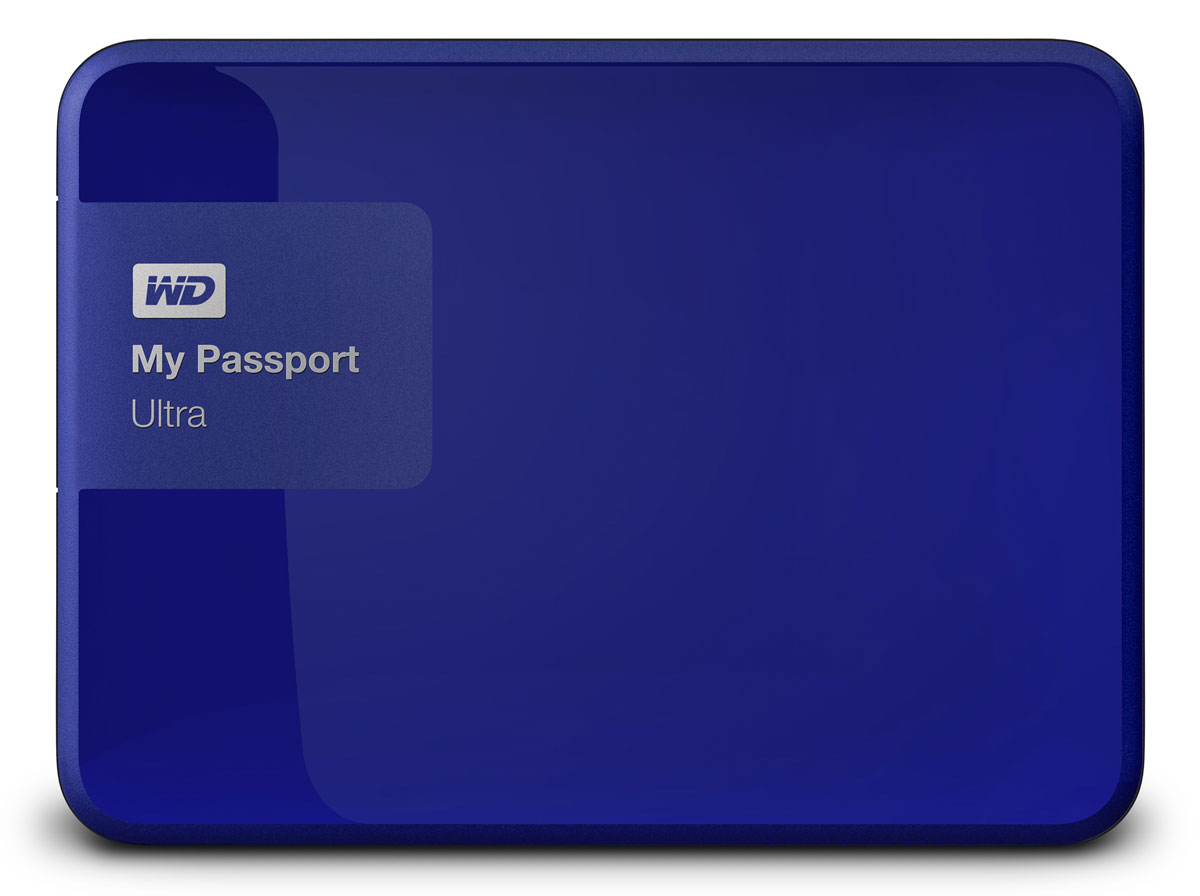 WD My Passport Ultra 500GB, Blue внешний жесткий диск (WDBBRL5000ABL-EEUE)WDBBRL5000ABL-EEUE WD My Passport Ultra 500GB, Blue внешний жесткий диск (WDBBRL5000ABL-EEUE)WDBBRL5000ABL-EEUEНесмотря на свои компактные размеры, накопитель My Passport Ultra является стильным, мощным и защищенным устройством. Под цветным корпусом скрыты надежность и результат семи поколений инноваций. My Passport Ultra предлагается в четырех цветовых решениях, доступна емкость 500 ГБ, 1 ТБ, 2 ТБ и 3 ТБ. Накопитель обладает гибкими параметрами резервного копирования, аппаратным шифрованием с 256-разрядным ключом и ограниченной гарантией в три года.WD Backup: автоматическое и масштабируемое резервное копированиеСоздайте собственную стратегию автоматического резервного копирования, отвечающую вашему графику и стилю работы. Создавайте резервные копии всех файлов системы или только отдельных папок и файлов. Управление в ваших руках.WD Security: секретный уровень защитыВы ведь защищаете данные на телефоне с помощью пароля? Почему бы не использовать такую же защиту в накопителе My Passport? Выберите пароль для защиты с помощью мощного аппаратного шифрования с 256-разрядным ключом, которое используется правительствами для защиты секретной информации.My Passport Ultra поддерживает интерфейс USB 3.0, обеспечивающий скорость передачи данных 5 Гбит/с (что в три раза превышает скорость USB 2.0). Для работы накопителя не нужны громоздкие шнуры питания и штепсельные вилки.Пропускная способность интерфейса: 5 Гбит/сШифрование с ключом 256 битОС: Windows 8, 7, Vista; Mac OS X (требуется переформатирование)