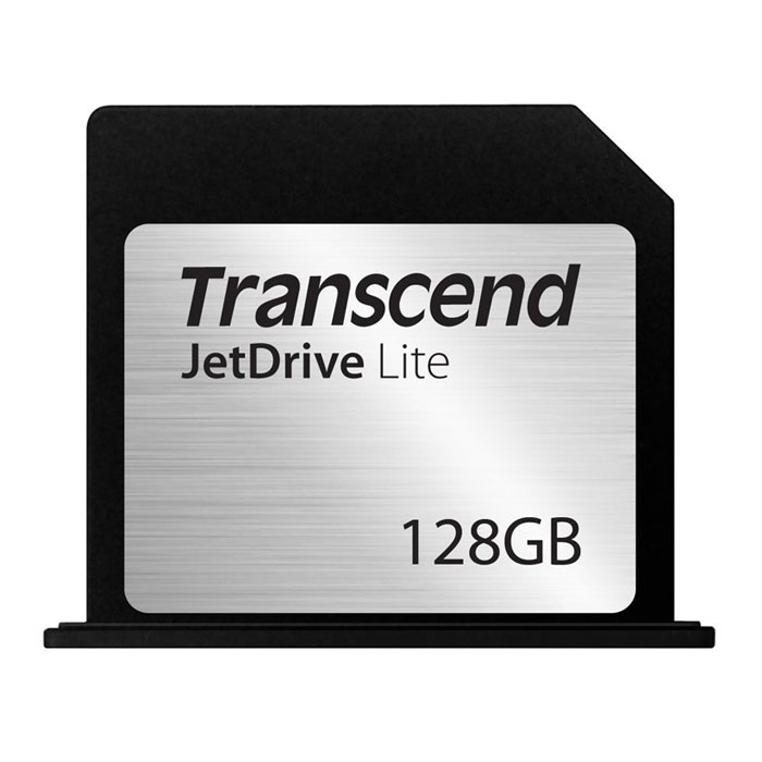 Transcend JetDrive Lite 350 128GB карта памяти для MacBook Pro (Retina) 15TS128GJDL350 Transcend JetDrive Lite 350 128GB карта памяти для MacBook Pro (Retina) 15TS128GJDL350Transcend JetDrive Lite 350 - это простой и удобный способ снабдить свой MacBook дополнительный объемом памяти, не увеличивая вес компьютера.Чтобы моментально увеличить объем доступной дисковой памяти MacBook, необходимо лишь вставить карту JetDrive Lite в слот кардридера на боковой поверхности корпуса компьютера. Максимальная скорость считывания и записи карт JetDrive Lite может достигать 95 МБ/с и 60 МБ/с, соответственно. Эти карты идеально подходят для резервного копирования с помощью утилиты Time Machine, для хранения библиотек iTunes, а также для решения любых других схожих задач.Карты памяти Transcend JetDrive Lite имеют обтекаемый дизайн, который разрабатывается для каждой из моделей MacBook в отдельности, что позволяет выглядеть как органичный элемент корпуса компьютера. Все покупатели карт расширения памяти JetDrive Lite получают право на бесплатную загрузку эксклюзивного программного обеспечения Transcend JetDrive Toolbox, которое позволяет восстанавливать случайно удаленные изображения, видео, MP3 и PDF файлы всего за несколько кликов мышью.Карты флэш-памяти JetDrive Lite изготовляются с использованием технологии COB (chip-on-board), которая делает их ударопрочными, пыле- и влагонепроницаемыми. Поэтому, какие бы приключения ни выпали на долю вашего MacBook, карты JetDrive Lite надежно уберегут вашу ценную цифровую информацию.Карты JetDrive Lite специально проектировались для использования с компьютерами MacBook Air и MacBook Pro и дисплеем Retina. Они поставляются в четырех различных форм-факторах, которые идеально соответствуют размерам слотов кардридеров различных моделей этих компьютеров. На фото № 6 приведена таблица совместимости карт памяти.Тип памяти: MLCРабочее напряжение: 2,7 - 3,6 ВДолговечность: 10000 циклов установки/извлечения