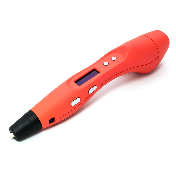MyRiwell RP400A, Red 3D ручкаRP400A, red MyRiwell RP400A, Red 3D ручкаRP400A, red3D ручка MyRiwell RP400A позволяет рисовать объемные картины и создавать трехмерные объекты. Для рисования 3D ручкой используется ABS и PLA пластик. Пластик расплавляется внутри корпуса ручки и подается в сопло. Температура и скорость подачи пластика регулируется, что позволяет рисовать толстыми или тонкими линиями.Диаметр сопла: 0,4 ммМатериал печати: ABS, PLA пластикДиаметр используемой нити: 1,75 ммСкорость печати: 0,076-0,86 см3/минТемпература печати: ABS - 230°С; PLA - 180°СРазмеры экструдера: 5,5 см х 2,5 см х 5,5 см