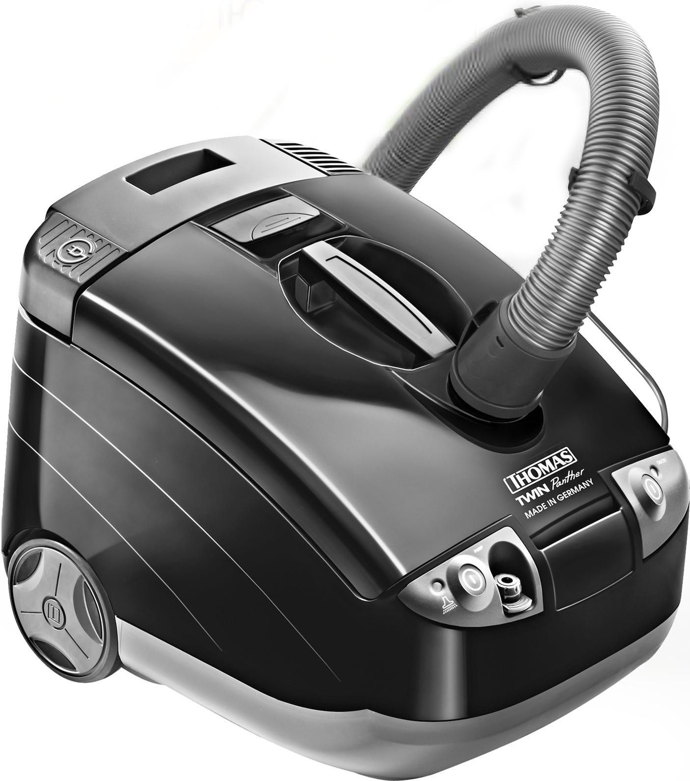 Thomas 788558 Twin Panther пылесос788558 TWIN PANTHER Thomas 788558 Twin Panther пылесос788558 TWIN PANTHERThomas 788558 Twin Panther - компактный и стильный моющий пылесос, который разработан специально для тех, кто предпочитает традиционный способ сухой уборки - с мешком для пыли. Для этого вместо аквафильтра пылесос оснащеночень вместительным мешком MicroPor (размер XXL).