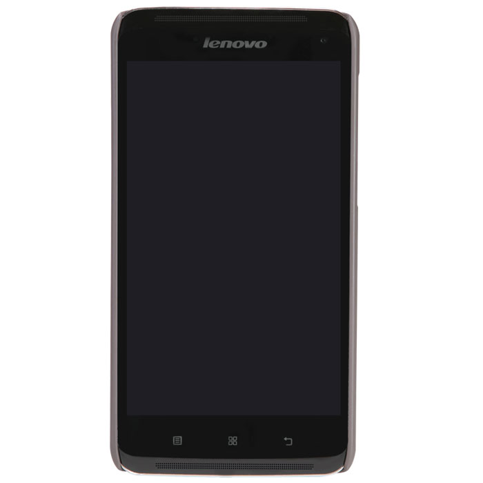 Nillkin Super Frosted Shield чехол для Lenovo S930, BlackT-N-LS930-002 Nillkin Super Frosted Shield чехол для Lenovo S930, BlackT-N-LS930-002Чехол Nillkin Super Frosted Shield для Lenovo S930 изготовлен из экологически чистого поликарбоната путем высокотемпературной высокоточной формовки. Обе стороны чехла выполнены в соответствии с самой современной технологией изготовления матовых материалов, устойчивых к оседанию пыли, и покрыты краской, светящейся под воздействием ультрафиолета. Элегантный дизайн, чехол приятен на ощупь. Жесткость чехла предотвращает телефон от повреждений во время транспортировки. Размер чехла точно соответствует размеру телефона с четким соответствием всех функциональных отверстий. Вы можете использовать чехол, как вам будет удобно. Он изготовлен из цельной пластины методом загиба, износостойкий, устойчив к оседанию пыли, не скользит, устойчив к образованию отпечатков, легко чистится.СупертонкийНе скользит в руках