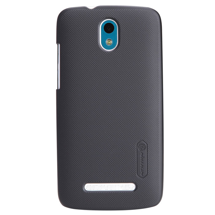 Nillkin Super Frosted Shield чехол для HTC Desire 500, BlackT-N-H500-002 Nillkin Super Frosted Shield чехол для HTC Desire 500, BlackT-N-H500-002Чехол Nillkin Super Frosted Shield дляHTC Desire 500 изготовлен из экологически чистого поликарбоната путем высокотемпературной высокоточной формовки. Обе стороны чехла выполнены в соответствии с самой современной технологией изготовления матовых материалов, устойчивых к оседанию пыли, и покрыты краской, светящейся под воздействием ультрафиолета. Элегантный дизайн, чехол приятен на ощупь. Жесткость чехла предотвращает телефон от повреждений во время транспортировки. Размер чехла точно соответствует размеру телефона с четким соответствием всех функциональных отверстий. Вы можете использовать чехол, как вам будет удобно. Он изготовлен из цельной пластины методом загиба, износостойкий, устойчив к оседанию пыли, не скользит, устойчив к образованию отпечатков, легко чистится.