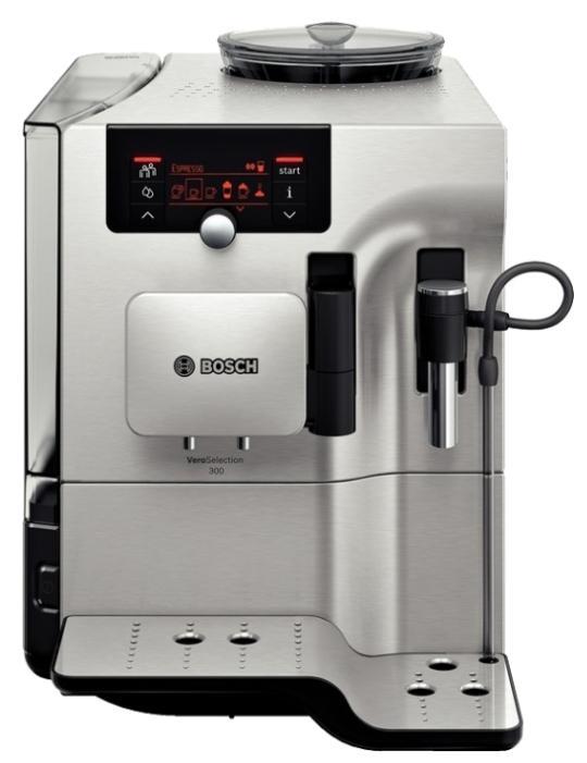 Bosch TES80329RW VeroSelection кофемашинаTES80329RW Bosch TES80329RW VeroSelection кофемашинаTES80329RWИнновационный проточный нагреватель Intelligent Heater inside: правильная температура заваривания кофе и полноценный аромат благодаря технологии SensoFlowSystemБольшой выбор напитков и комфорт при приготовлении. Функция OneTouch для приготовления кофейных напитков одним нажатием кнопки и PersonalCoffee Pro для сохранения индивидуальных настроек.Функция AromaDoubleShot: приготовление эспрессо двойной крепости без горечиНизкий уровень шума при работе кофемашины BoschCreamCleaner – промыв системы подачи молока нажатием одной кнопки.