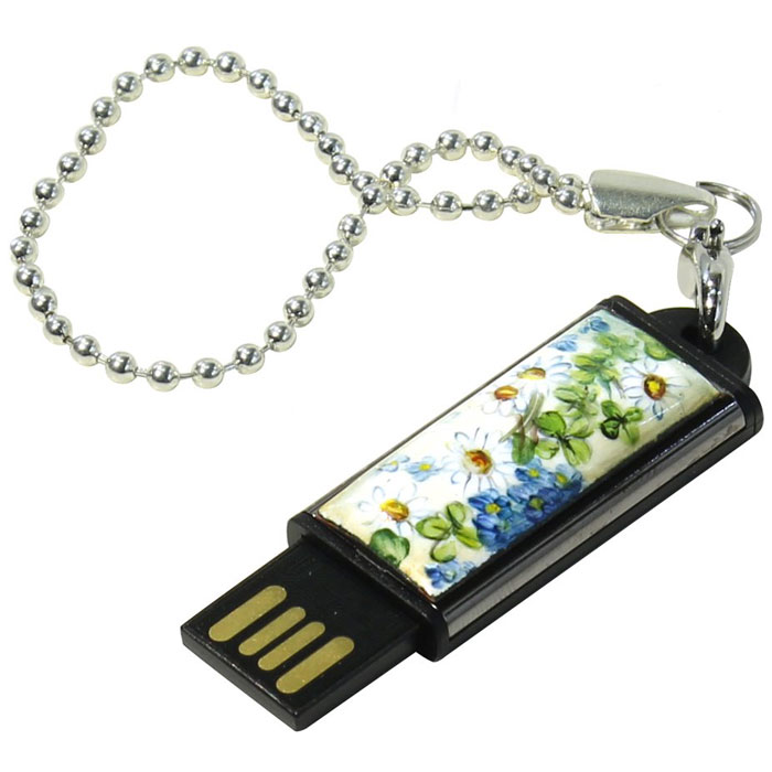 Iconik Ромашки 32GB USB флеш-накопительMTFF-CHAMLE-32GB Iconik Ромашки 32GB USB флеш-накопительMTFF-CHAMLE-32GBФлеш-накопитель Iconik Ромашки имеет декоративную панель с рисунком ромашек. У накопителя пластиковый ударопрочный корпус, а высокая пропускная способность и поддержка различных операционных систем делают его незаменимым. Для удобства предусмотрена петля для шнурка.Пропускная способность интерфейса: 480 Мбит/секСовместимость: Windows 8, Windows 7, Windows Vista, Linux, MAC OS X