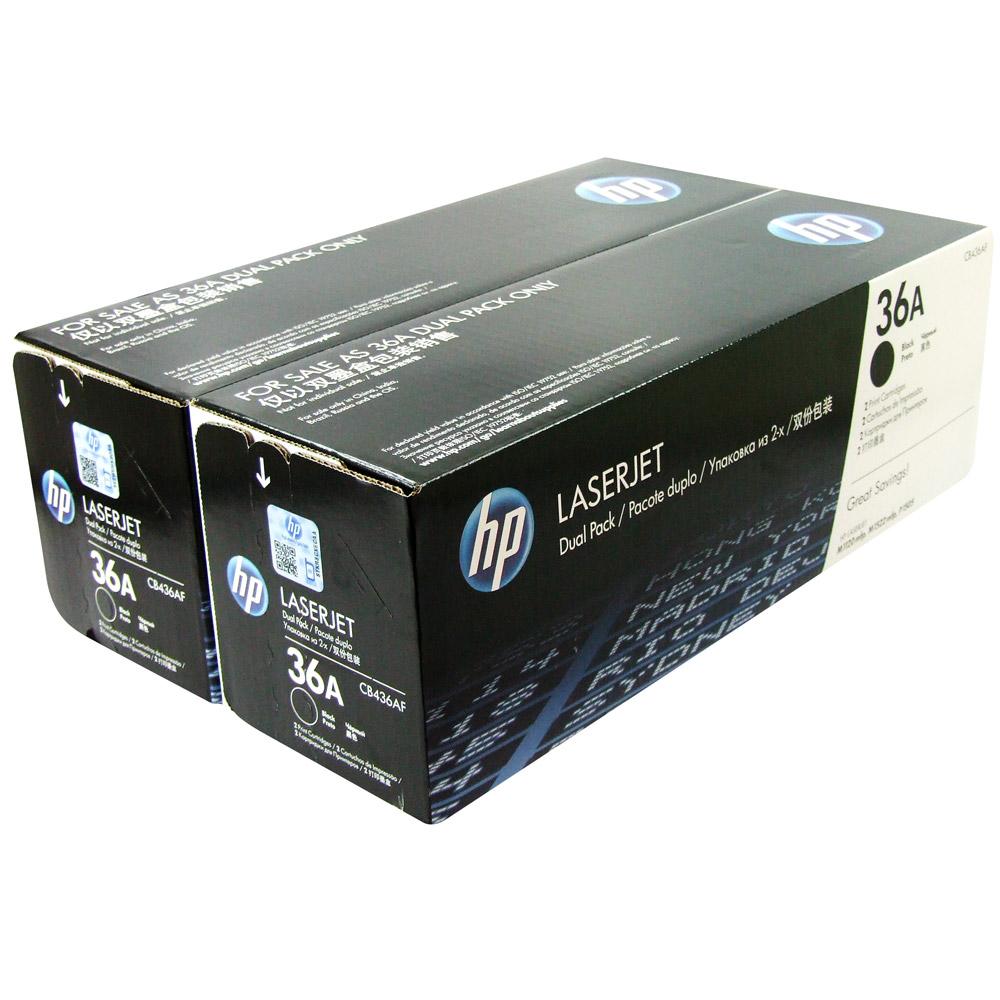 HP CB436AF (36A), Black тонер-картридж для LaserJet M1120/M1522n/P1505CB436AD/CB436AF HP CB436AF (36A), Black тонер-картридж для LaserJet M1120/M1522n/P1505CB436AD/CB436AFЭкономичная сдвоенная упаковка картриджей HP CB436AF с чернилами для принтеров HP Laser Jet. Оригинальные расходные материалы HP удобны в приобретении, управлении и использовании. Удобные сдвоенные упаковки оригинальных черных картриджей для принтеров HP LaserJet позволяют свести время простоев к минимуму. Доступная и надежная печать каждый деньНаилучшее качество с оригинальными чернилами HPТехнология печати: Лазерная