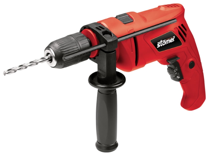 Дрель ударная Stomer SPD-655-Q98298949 Дрель ударная Stomer SPD-655-Q98298949Дрель электрическая ударная (электродрель) HANDER HPD-655-Q используется для выполнения отверстий в древесине, металле и бетоне. Работает в режимах сверления и сверления с ударом. Имеет в наличии прорезиненную рукоятку для надежного хвата инструмента. Ударная электродрель HANDER HPD-655-Q оснащена функцией реверса, блокировкой выключателя и электронной регулировкой скорости вращения, которая осуществляется с помощью эргономичного переключателя. Быстрозажимной патрон обеспечивает быструю замену оснастки. Малый вес и компактные габариты снижают нагрузку на руки оператора.
