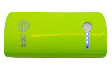 Cactus CS-PBX2-5200GW, Green White внешний аккумулятор (5200 мАч)CS-PBX2-5200GW Cactus CS-PBX2-5200GW, Green White внешний аккумулятор (5200 мАч)CS-PBX2-5200GWАккумуляторная батарея Cactus CS-PBX2-5200GW 5200mAh зеленый/белый