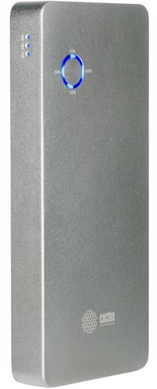 Cactus CS-PBPT18-18000AL, Silver внешний аккумулятор (18000 мАч)CS-PBPT18-18000AL Cactus CS-PBPT18-18000AL, Silver внешний аккумулятор (18000 мАч)CS-PBPT18-18000ALCactus CS-PBPT18-18000AL - это внешний аккумулятор емкостью 18000 мА·ч, являющийся легким, стильным и компактным источником энергии, который вы можете носить в сумке или кармане! Он способен осуществлять зарядку смартфонов, плееров, цифровых камер и прочих мобильных устройств.