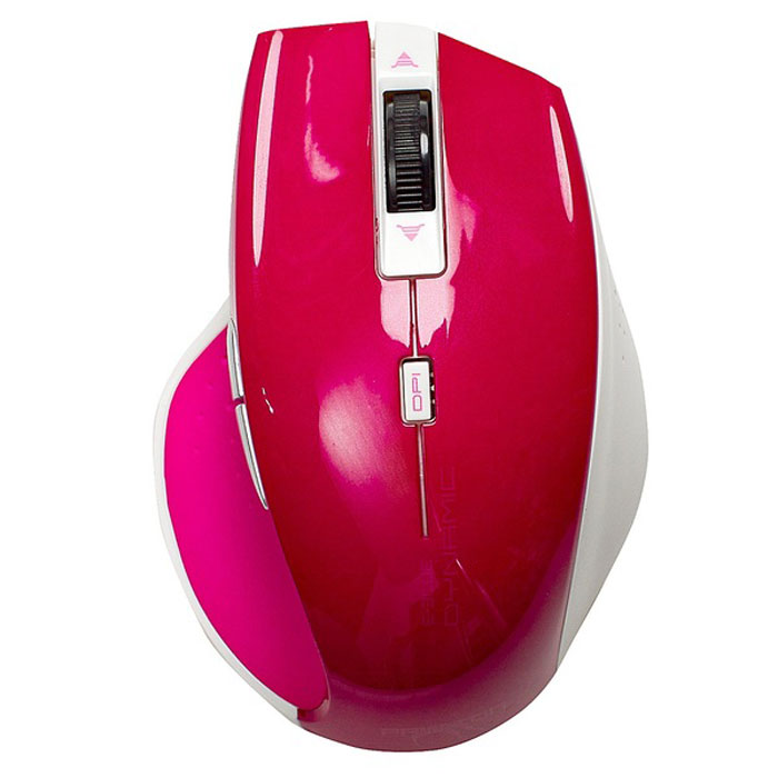 E-Blue EMS106 Dynamic , Pink мышь беспроводнаяEMS106RE E-Blue EMS106 Dynamic , Pink мышь беспроводнаяEMS106REБеспроводная оптическая мышь E-Blue EMS106 Dynamic обеспечивает необыкновенно быстрое перемещение курсора. Мышь комфортно лежит в руке и отлично подходит для любого пользователя. Ее можно использовать практически на любой поверхности, а сенсор с разрешением 400/800/1200 dpi обеспечивает плавную и точную регулировку. E-Blue EMS106 Dynamic идеально подойдет как обычным пользователям, так и профессионалам и легко поместится в сумку для ноутбука благодаря компактным размерам.