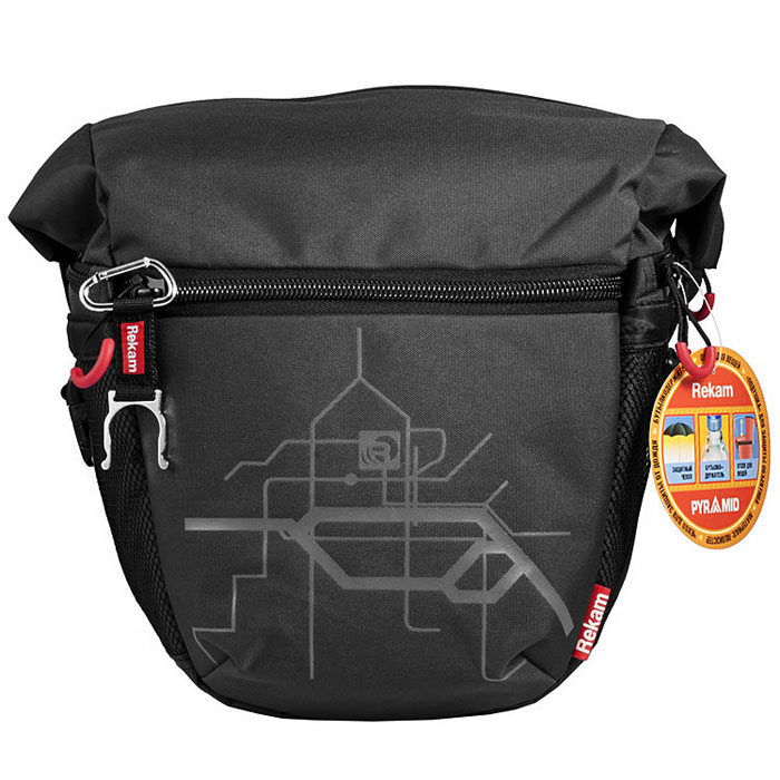 Rekam Pyramid RBX-59, Black сумка для фотокамеры1401101251 Rekam Pyramid RBX-59, Black сумка для фотокамеры1401101251Стильная, эргономичная сумка Rekam Pyramid RBX-59 предназначена для зеркальной фотокамеры. Прочный материал, надежные молнии и крепления, обеспечивают максимальную защиту фототехники. Дополнительные отсеки и карманы позволяют разместить выносную фотовспышку и пару аксессуаров. Благодаря отсеку для личных вещей, который при необходимости удобно складывается и не занимает места, сумка отлично подходит для отдыха и путешествий.