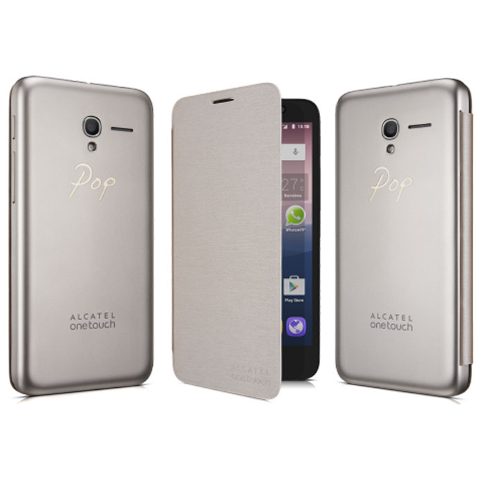 Alcatel чехол для OT-5025 Pop 3, Soft GoldFC5025 Alcatel чехол для OT-5025 Pop 3, Soft GoldFC5025Чехол-книжка Alcatel для OT-5025 Pop 3 с задней крышкой не увеличивает размеры аппарата и служит для надежной защиты смартфона от механических повреждений. Крепится вместо задней крышки смартфона.
