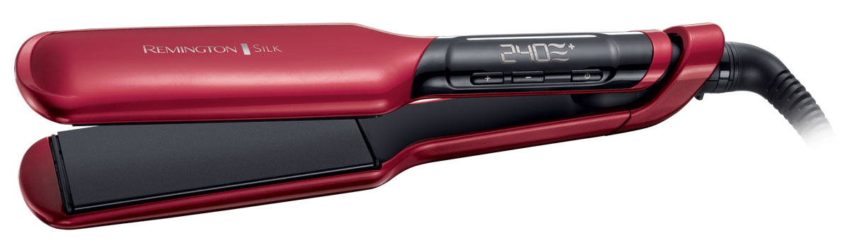 Remington S9620 выпрямитель для волосS9620 Remington S9620 выпрямитель для волосS9620Remington S9620 - самый быстрый и мощный выпрямитель Remington, с помощью которого вы сможете создать укладку салонного качества.В данной модели удачно используются усовершенствованная керамика и роскошный шелк, что делает покрытие в 2 раза более гладким. Широкие пластины выпрямителя содержат протеины шелка, а значит даже самые непослушные волосы станут идеально гладкими и шелковистыми.Благодаря регулировке температурного режима этот выпрямитель подойдет для любого типа волос. Кроме того, на цифровом экране выпрямителя будет показана наиболее подходящая температура для вашего типа волос - таким образом ваши волосы будут защищены от чрезмерного перегрева. Также на экране будет отражаться текущая температура нагрева для полного контроля.Размер пластин: 110 x 51 ммБлокировка кнопок нагреваФункция памяти – запоминает последние использованные настройки температуры