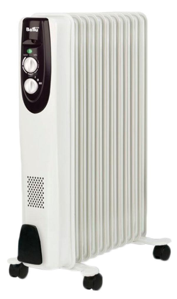 Ballu BOH/CL-07WRN 1500 обогреватель масляныйBOH/CL-07WRN 1500 Ballu BOH/CL-07WRN 1500 обогреватель масляныйBOH/CL-07WRN 1500Семисекционный масляный радиатор напольного типа BALLU Classic BOH/CL-07WRN 1500 оснащен механическим термостатом нового поколения Opti-Heat, позволяющим устанавливать и поддерживать заданную температуру воздуха в отапливаемом помещении. Для выбора оптимальной интенсивности обогрева прибор оборудован трехступенчатым регулятором мощности 600/900/1500 Вт. Термозащита отключает обогреватель при чрезмерном перегреве и автоматически включает его после достаточного остывания. Поверхность радиатора покрыта антикоррозийным составом Protective coating, который надежно защищает его от негативных воздействий внешней среды, а матовое текстурное покрытие Firm finishing увеличивает теплоотдачу на 20%. На корпусе обогревателя предусмотрен практичный кронштейн для намотки сетевого кабеля. Эргономичная конструкция ножек High stability полностью исключает возможность опрокидывания. Для удобства перемещения радиатор снабжен рукояткой и колесиками Easy moving. Рекомендуемая площадь обогрева до 15 кв.м.
