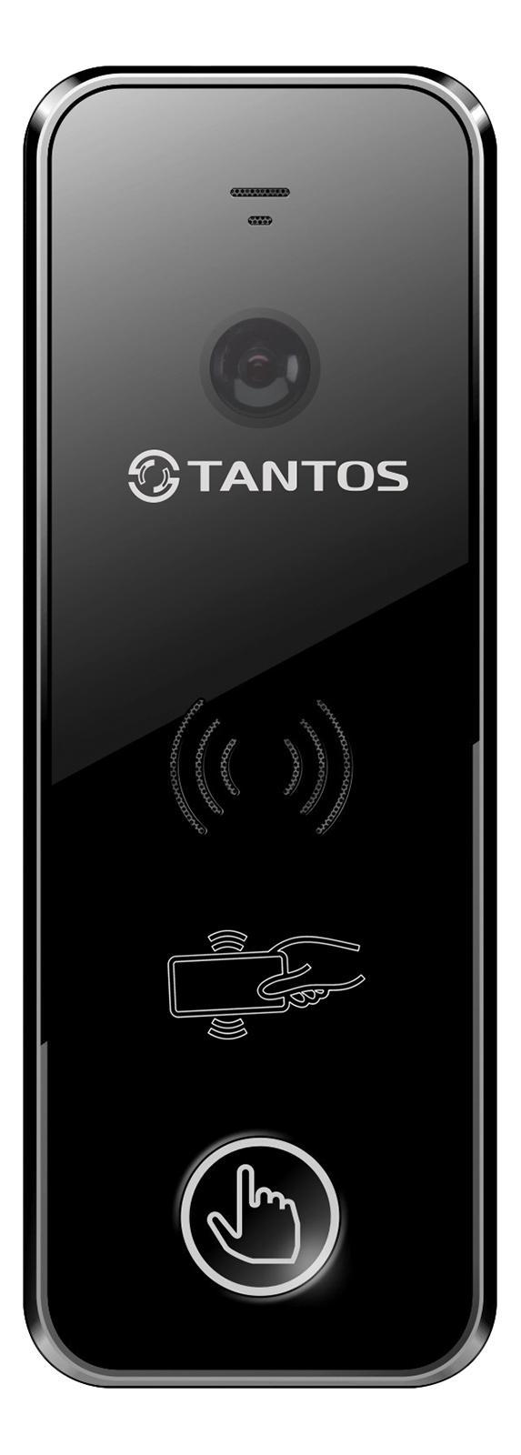 Tantos iPanel 2 WG, Black вызывная панельiPanel 2 WG (Black) 110 град. Tantos iPanel 2 WG, Black вызывная панельiPanel 2 WG (Black) 110 град.Вызывная панель цветного видеодомофона c расширенным углом ивстроенным считывателем / контроллером карт Mifare.2 варианта работы считывателя карт Mifare:автономный, с контроллером на 20 карт или сетевой, с выходом Wiegand-26 для подключения к внешнему контроллеру.Совместима с наиболее распространенными марками домофонов.