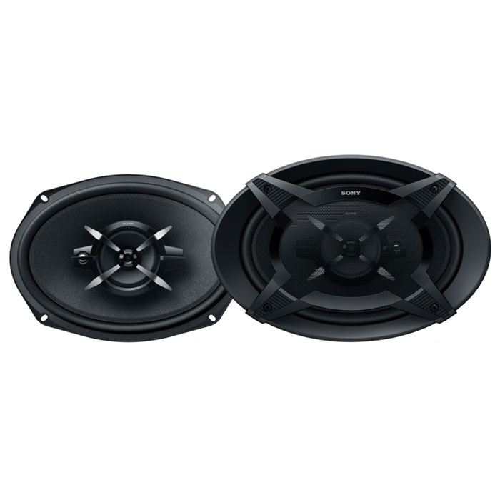 Sony XS-FB6930 колонки автомобильныеXSFB6930.U Sony XS-FB6930 колонки автомобильныеXSFB6930.UСоздайте оглушительный звук благодаря 3-полосной коаксиальной акустической системе Sony XS-FB6930. Оцените точное и глубокое звучание басов благодаря конусному НЧ-динамику с диффузором из целлюлозы, усиленной слюдой методом спекания (MRC), и чистоту динамичного звука на большой громкости благодаря высокой выходной мощности. Оптимизирован для подключения к автомагнитоле с поддержкой возможностей функции Mega Bass.Материал диффузора ВЧ-динамика: PEIМатериал диффузора НЧ-динамика: прорезиненная тканьМатериал магнита ВЧ-динамика: неодимМатериал магнита НЧ-динамика: ферритТипоразмер: 15 x 23 см (6 x 9 дюймов)