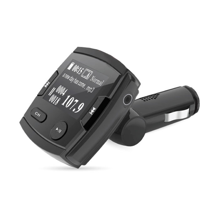 AVS F-795А, Black MP3-плеер + FM-трансмиттер с дисплеем и пультом43048 AVS F-795А, Black MP3-плеер + FM-трансмиттер с дисплеем и пультом43048AVS F-795А работает с любым USB, SD, HD накопителями, а также с плеерами MP3, CD, PMP, DVD, PDA. Устройство также совместимо с любой автомобильной аудиосистемой с FM-радио. FM-трансмиттер передаёт сигналы вашего плеера (либо запись с карты памяти) в радиодиапазоне FM, обеспечивая удобное прослушивание удобной музыки через FM-тюнер аудиосистемы автомобиля, не используя наушники.Диапазон частот: 20 - 15000 ГцМаксимальный объем карты памяти: 32 ГБРадиус действия: 10 мЧтение папокПоддержка файлов: MP3, WMA