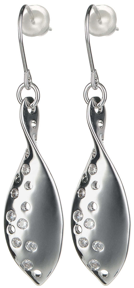 Серьги Taya, цвет: серебристый. T-B-4796Серьги с подвесками Серьги Taya, цвет: серебристый. T-B-4796Серьги с подвескамиСтильные серьги Taya выполнены из металлического сплава с родиевым покрытием и оформлены стразами. Серьги застегиваются на замок-гвоздик с силиконовыми заглушками.Элегантные серьги помогут создать вам запоминающийся образ.