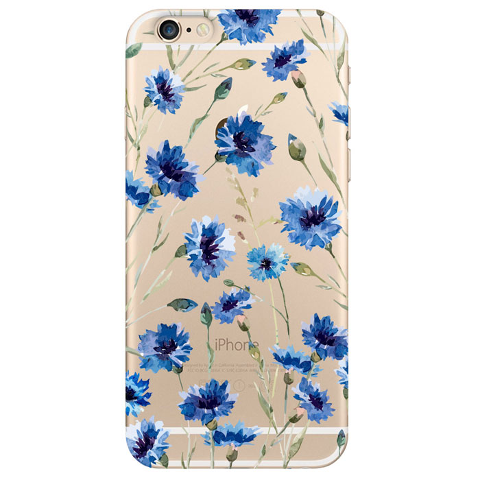 Deppa Art Case чехол для Apple iPhone 6/6s, Flowers (василек)100100 Deppa Art Case чехол для Apple iPhone 6/6s, Flowers (василек)100100Чехол Deppa Art Case для Apple iPhone 6/6s предназначен для защиты корпуса смартфона от механических повреждений и царапин в процессе эксплуатации. Имеется свободный доступ ко всем разъемам и кнопкам устройства. Чехол изготовлен из поликарбоната толщиной 0,7 мм и оформлен принтом с изображением василька.