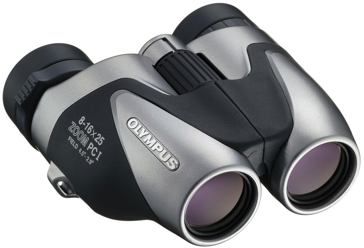 Olympus 8-16x25 Zoom PCI бинокль (с чехлом)17146 Olympus 8-16x25 Zoom PCI бинокль (с чехлом)17146Благодаря компактному дизайну, модель Olympus 8-16x25 Zoom PCI станет идеальным компаньоном для любителей путешествий. Многослойное покрытие линз гарантирует отличное качество изображения, а функция зума позволит приблизиться к наблюдаемому объекту.