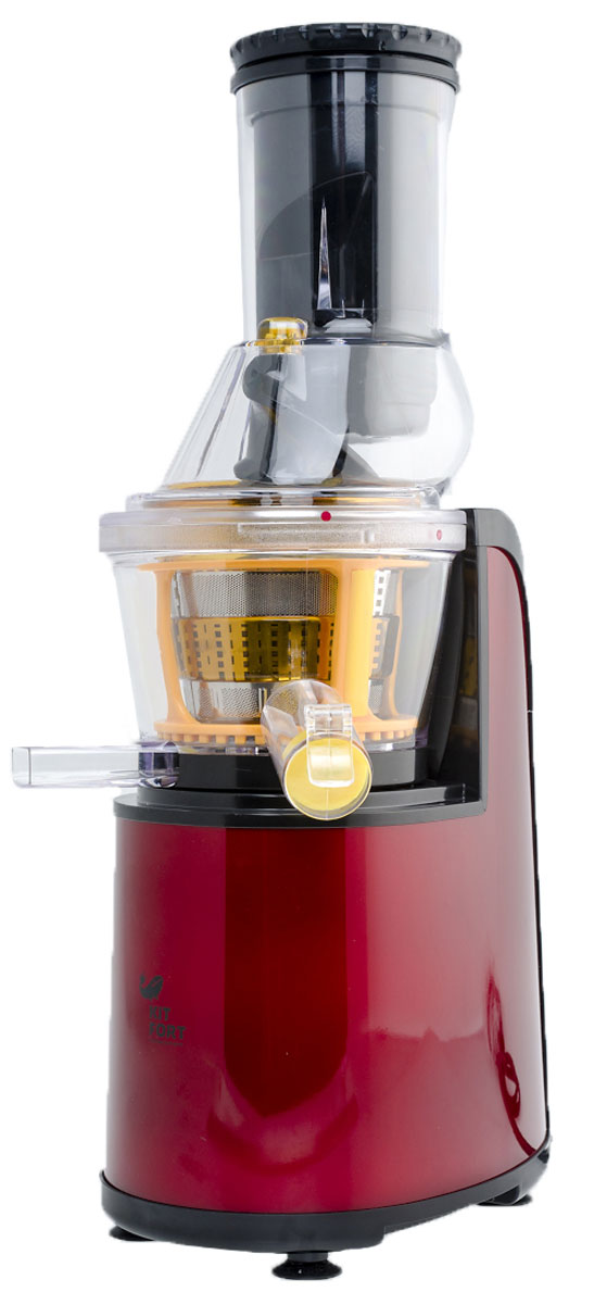 Kitfort KT-1102-2, Vinous шнековая соковыжималкаKT-1102-2 бордовый Kitfort KT-1102-2, Vinous шнековая соковыжималкаKT-1102-2 бордовыйШнековая соковыжималка KITFORT KT-1101-2 позволяет отжимать максимально возможное количество сока из фруктов, ягод, овощей и зелени с сохранением всех полезных компонентов. В отличие от обычной центробежной высокоскоростной соковыжималки, шнековая соковыжималка KITFORT работает на низких скоростях вращения, около 80 об/мин, и потребляет всего около 150 Вт. При этом, модель KT-1102-2 отжимает сок так же быстро, а низкая скорость вращения обеспечивает значительно более низкую температуру в процессе отжима, что способствует сохранению питательной ценности продуктов.