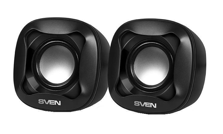 Sven 170, Black акустическая система 2.0SV-013516 Sven 170, Black акустическая система 2.0SV-013516Колонки SVEN – отличное решение для школьников, студентов и специалистов, проводящих много времени в сети. Они занимают совсем мало места на столе, и при этом обеспечивают четкую и громкую звукопередачу. С акустикой SVEN общение по скайпу, обучение online, просмотр видеороликов будет настоящим удовольствием.