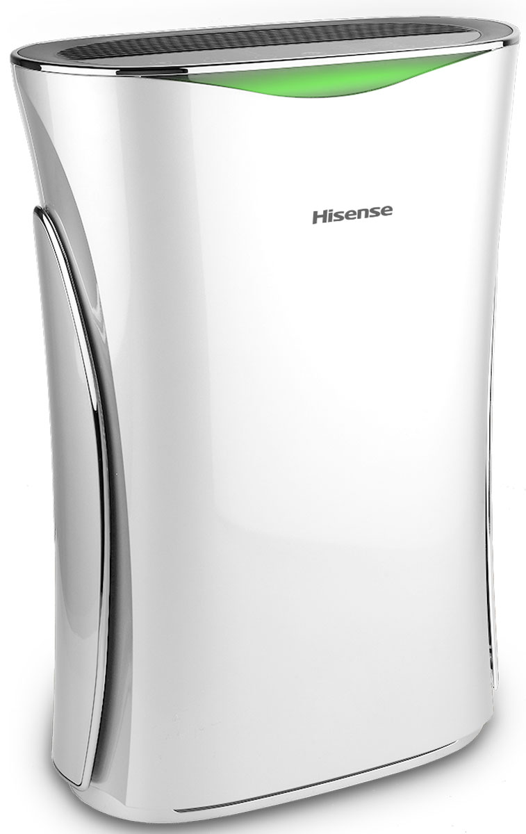 Hisense AE-33R4BFS White Brilliant очиститель воздухаAE-33R4BFS Hisense AE-33R4BFS White Brilliant очиститель воздухаAE-33R4BFSCерия ECOLife создана с применением самых современных разработок и инновационных технологий в области очистки и увлажнения воздуха.Пятиступенчатая система включает в себя несколько этапов, направленных на комплексную очистку и интенсивное увлажнение воздуха. Фильтр предварительной очистки, HEPA фильтр и дезодорирующий фильтры, обеспечивают эффективную очистку воздуха от наиболее распространенных загрязнений, таких как пыль, грязь, пыльца, аллергены, шерсть животных и неприятные запахи. Специальный очищающий и увлажняющий модуль из фибра материала Fibra CHM очищает и интенсивно увлажняет воздуха до 500 мл в час. Финальный этап это насыщение воздуха nanoe отрицательно заряженными ионами. Точный сенсор качества воздуха с 3-х цветовой индикацией, сенсорная панель управления Touch Screen и индикация температуры и уровня относительной влажности, набор всех необходимых режимов работы, Turbo режим, 2 комфортных режима работы (ночной и режим пониженного уровня шума Quiet), автоматический режим, таймер, 4 скорости очистки воздуха, надежная защита от детей делает управление прибором простым и удобным. Низкий уровень шума от 23 дБ позволяет комфортно использовать очиститель во время сна.
