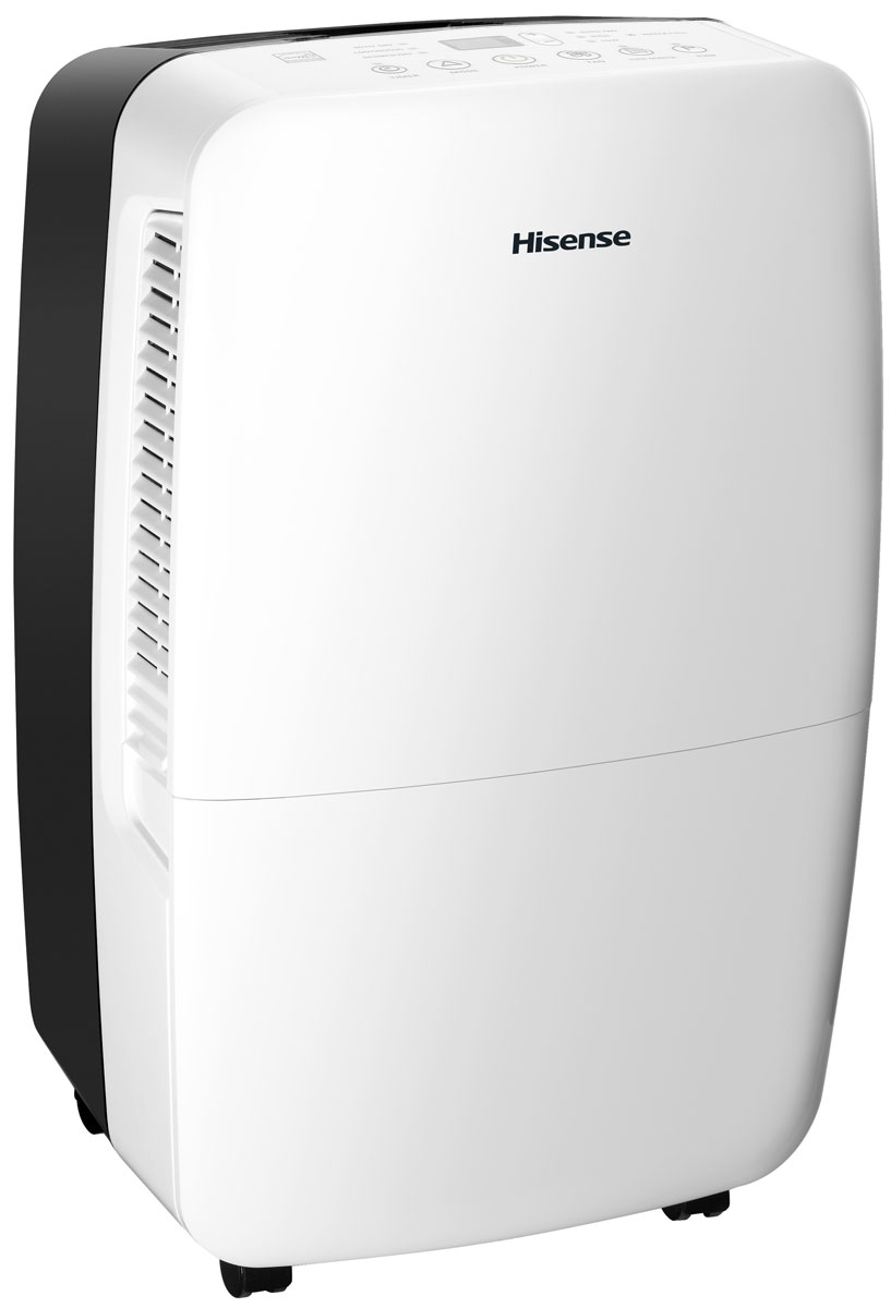 Hisense DH-25K4HDL осушитель воздухаDH-25K4HDL Hisense DH-25K4HDL осушитель воздухаDH-25K4HDLСочетание традиционного качества Hisense и оптимальной производительности по осушению воздуха 25 литров в сутки позволяет серии осушителей AIR GO стать незаменимым помощником в борьбе с избыточной влажностью.Система контроля уровня влажности от 30% до 80% и большой бак для сбора конденсата в фронтальной части корпуса 6,5 литра обеспечивают не только точное управление процессом осушения воздуха, но и максимальное удобство использования прибора.Осушители AIR GO оснащены фильтром очистки воздуха, который не требует замены. Набор всех основных функций и режимов работы, таких как автоматический режим, таймер, 2 скорости осушения воздуха, делают управление простым и удобным.Благодаря легкому весу, компактным размерам, встроенной выдвижной ручке для переноски и специальным роликам на корпусе прибор можно легко и удобно транспортировать и перемещать из комнаты в комнату, из квартиры на дачу.Современный классический дизайн и мягкие формы корпуса сделают AIR GO эргономичным дополнением любого интерьера.На панели управления предусмотрен дисплей с индикацией температуры и относительной влажности в помещении.Производительность по осушению: 25 л/сутки