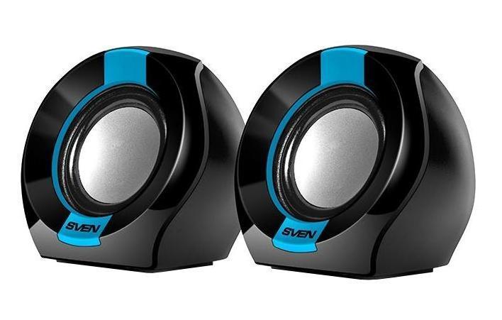 Sven 150, Black Blue акустическая система 2.0SV-013509 Sven 150, Black Blue акустическая система 2.0SV-013509Акустическая система 2.0 SVEN 150 – это громкий и качественный звук, интересный дизайн, и, что особенно приятно,– доступная и привлекательная цена.Колонки SVEN – отличное решение для школьников, студентов и специалистов, проводящих много времени в сети. Они занимают совсем мало места на столе, и при этом обеспечивают четкую и громкую звукопередачу. С акустикой SVEN общение по скайпу, обучение online, просмотр видеороликов будет настоящим удовольствием.