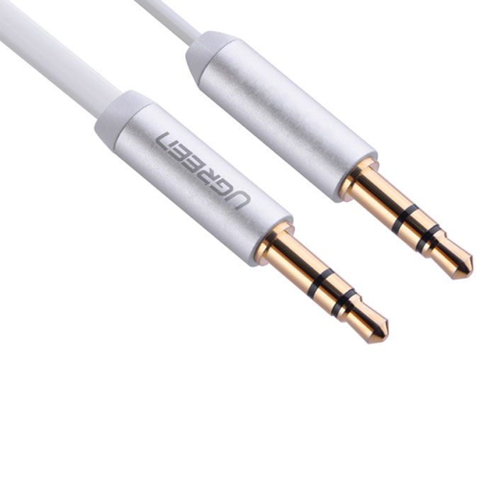 Ugreen UG-10762, White аудиокабельUG-10762 Ugreen UG-10762, White аудиокабельUG-10762Аудиокабель Ugreen UG-10762 имеет мягкую оболочку и стильные металлические соединители. Прекрасное качество исполнения и экранирования позволит избежать влияния помех при передаче сигнала. Он может быть использован для подключения например, гарнитуры с MP3-плеером, компьютером, DVD, TV, в которых есть данный аудиоразъем. Экранирование кабеля позволит защитить сигнал при передаче от влияния внешних полей.Материал оболочки: ПВХ