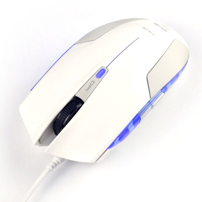 E-Blue EMS108 Cobra, White игровая мышьEMS108WH E-Blue EMS108 Cobra, White игровая мышьEMS108WHИгровая оптическая мышь E-Blue EMS108 Cobra обладает всеми необходимыми функциями. Профессиональный оптический сенсор AVAGO, микропереключатели клавиш с ультракоротким ходом, покрытие корпуса UV - все это обеспечивает наибольший комфорт игроку. Игровой сенсор фирмы AVAGO обладает отличными показателями чувствительности и стабильностью при ускорении свойственной мышкам премиум-класса, а также имеет 4 уровня регулировки DPI. Все детали корпуса покрыты особым материалом, гарантирующим стабильность манипуляций и комфорт при длительном использовании.